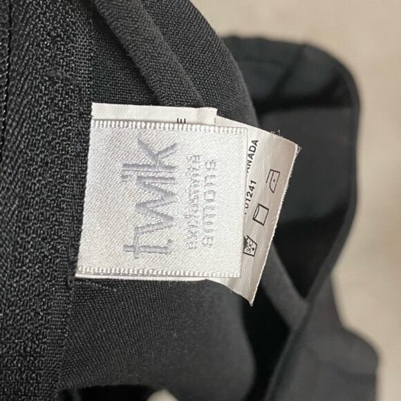 Twik SIMONS Black Sheath Mini Dress Spaghetti Strap MEDIUM - Picture 2 of 6